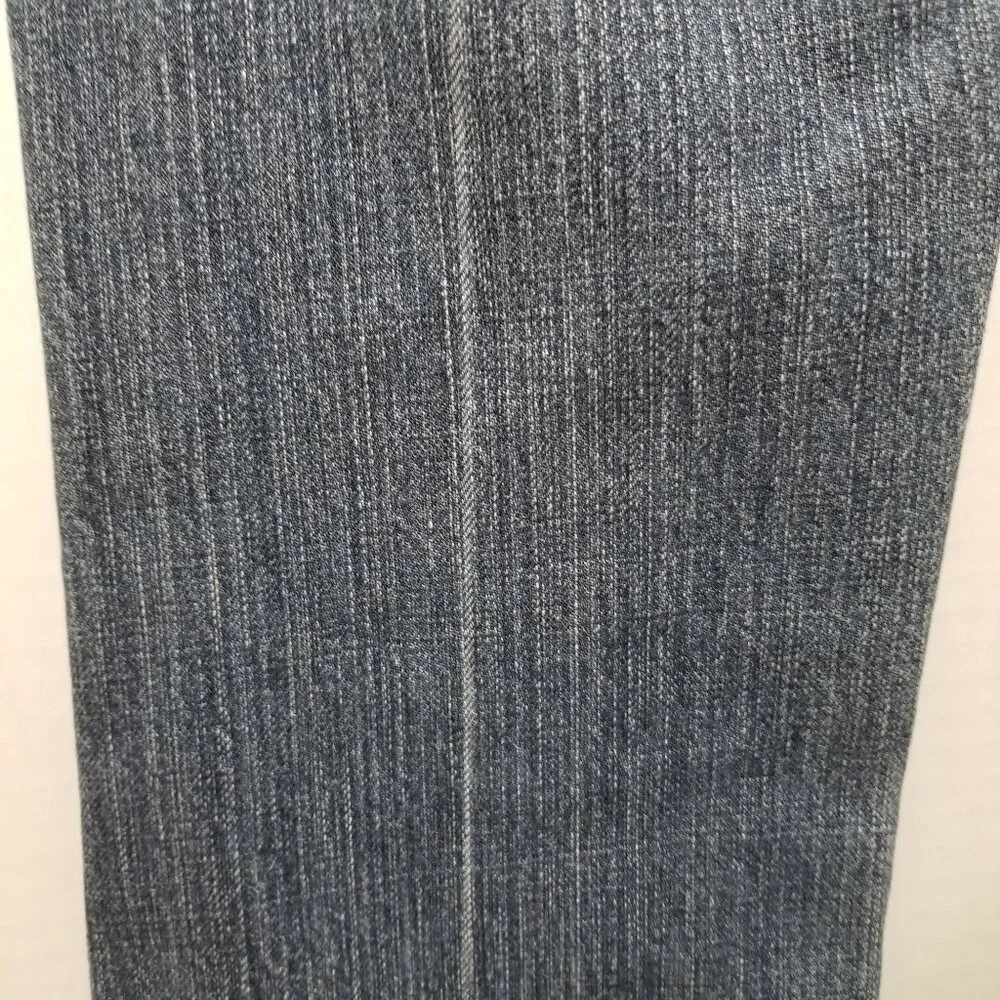 7FAM jeans 26 bootcut lightly distressed low rise 100% cotton denim whiskered - Picture 11 of 15